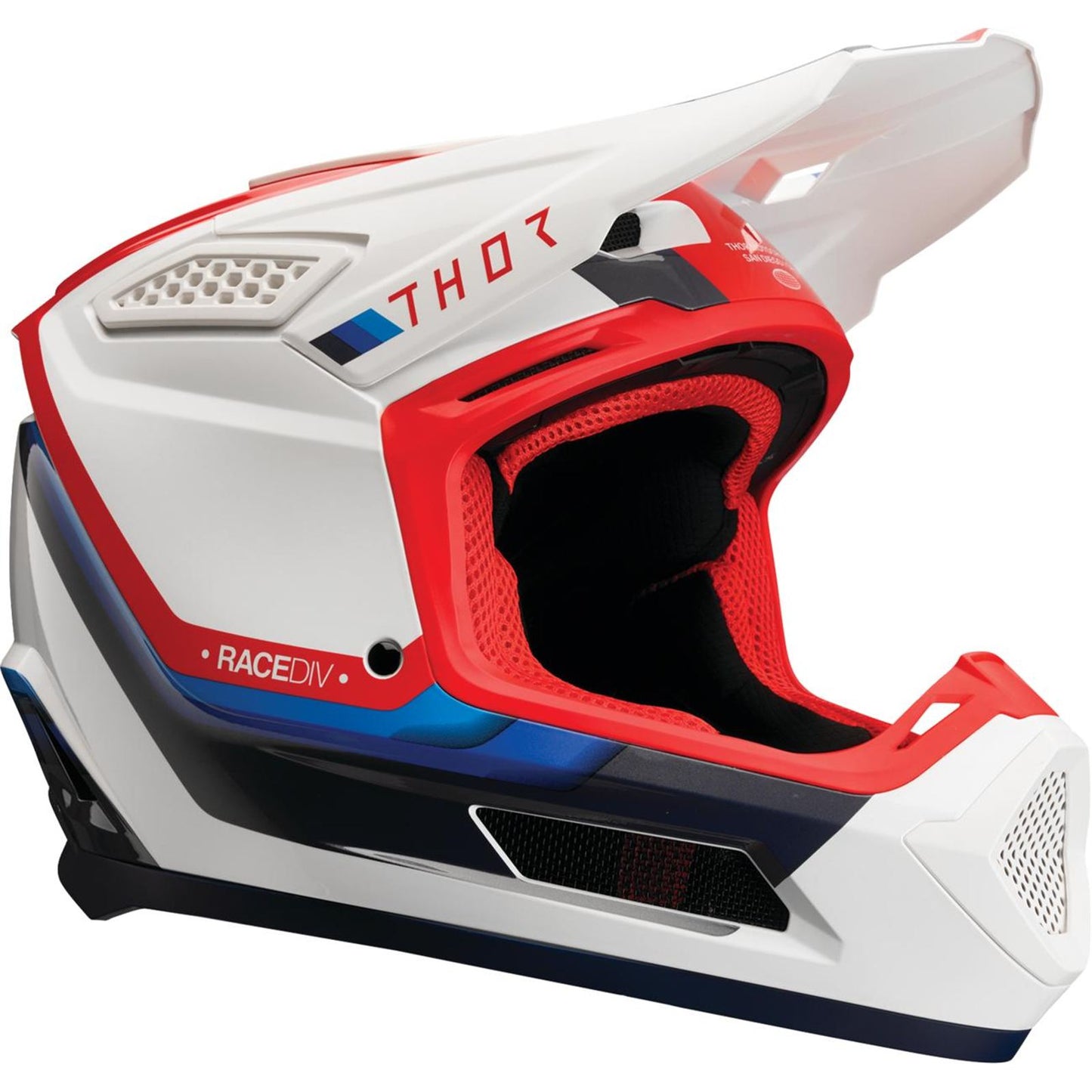Thor Fleet Helmet - Defy - White/Red/Blue_2102642