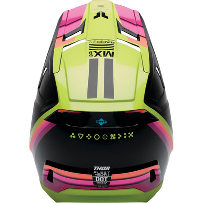 Thor Youth Fleet Helmet - Defy - Black/Acid_2103155