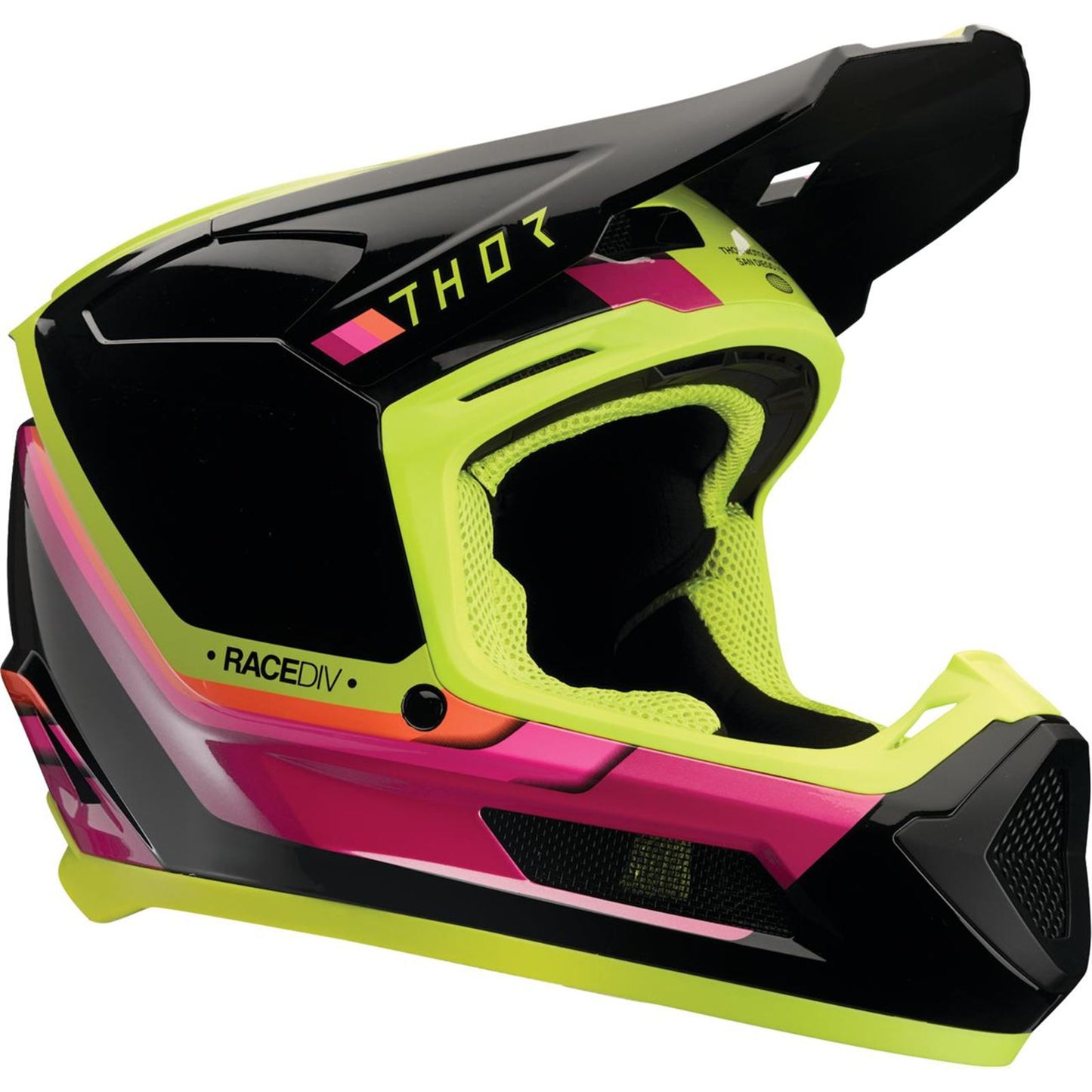 Thor Youth Fleet Helmet - Defy - Black/Acid_2103296