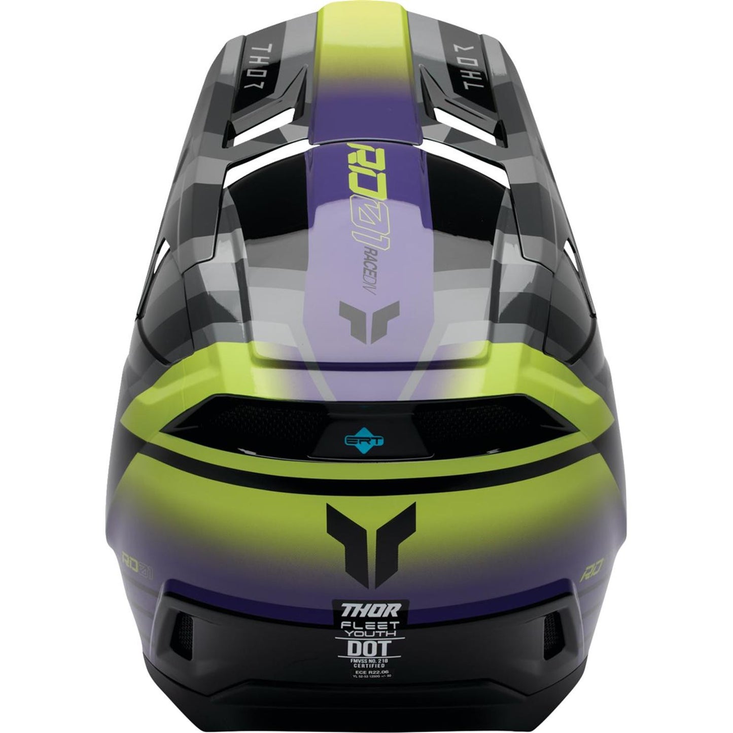 Thor Youth Fleet Helmet - Camber - Black/Purple_2102694