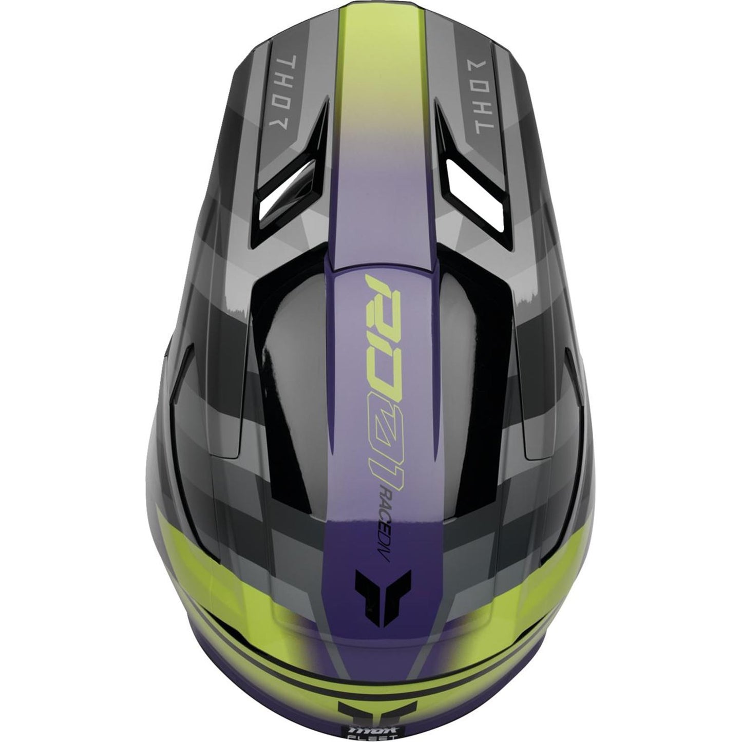 Thor Youth Fleet Helmet - Camber - Black/Purple_2102695
