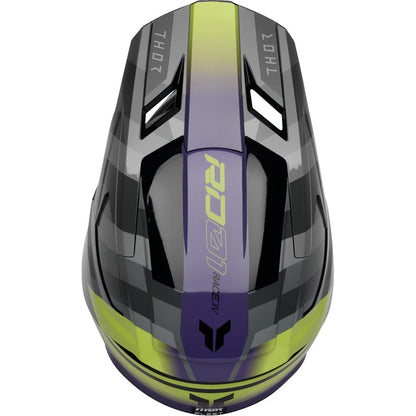 Thor Youth Fleet Helmet - Camber - Black/Purple_2102695