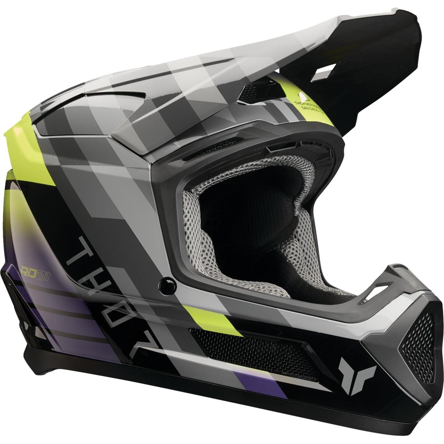 Thor Youth Fleet Helmet - Camber - Black/Purple_2102811