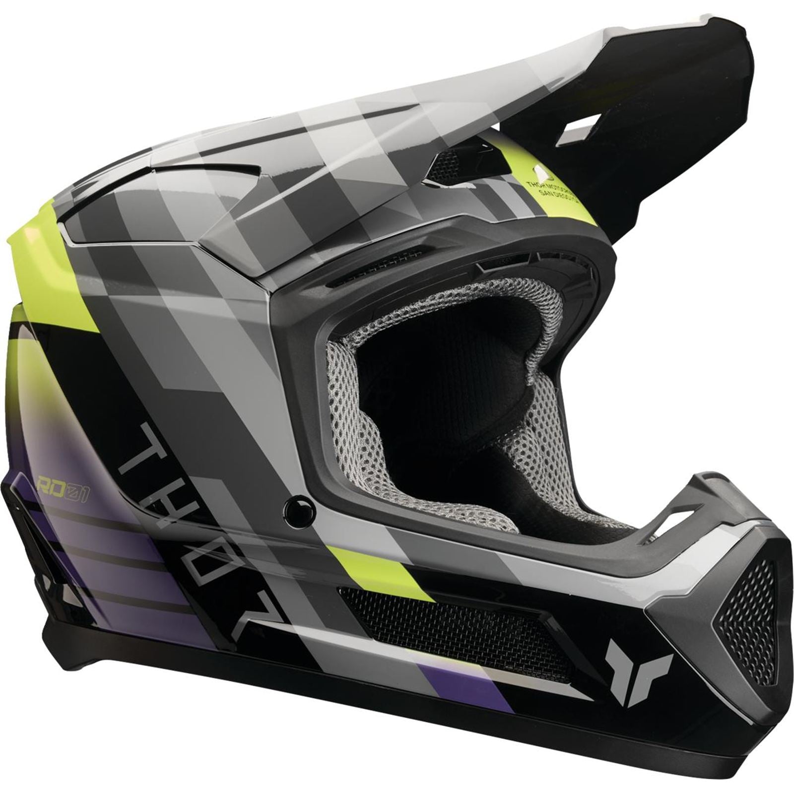 Thor Youth Fleet Helmet - Camber - Black/Purple_2102811