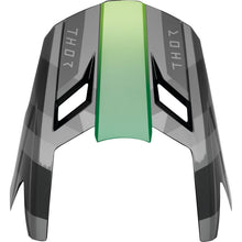 Thor Fleet Visor Kit - Camber - Black/Green_2103483