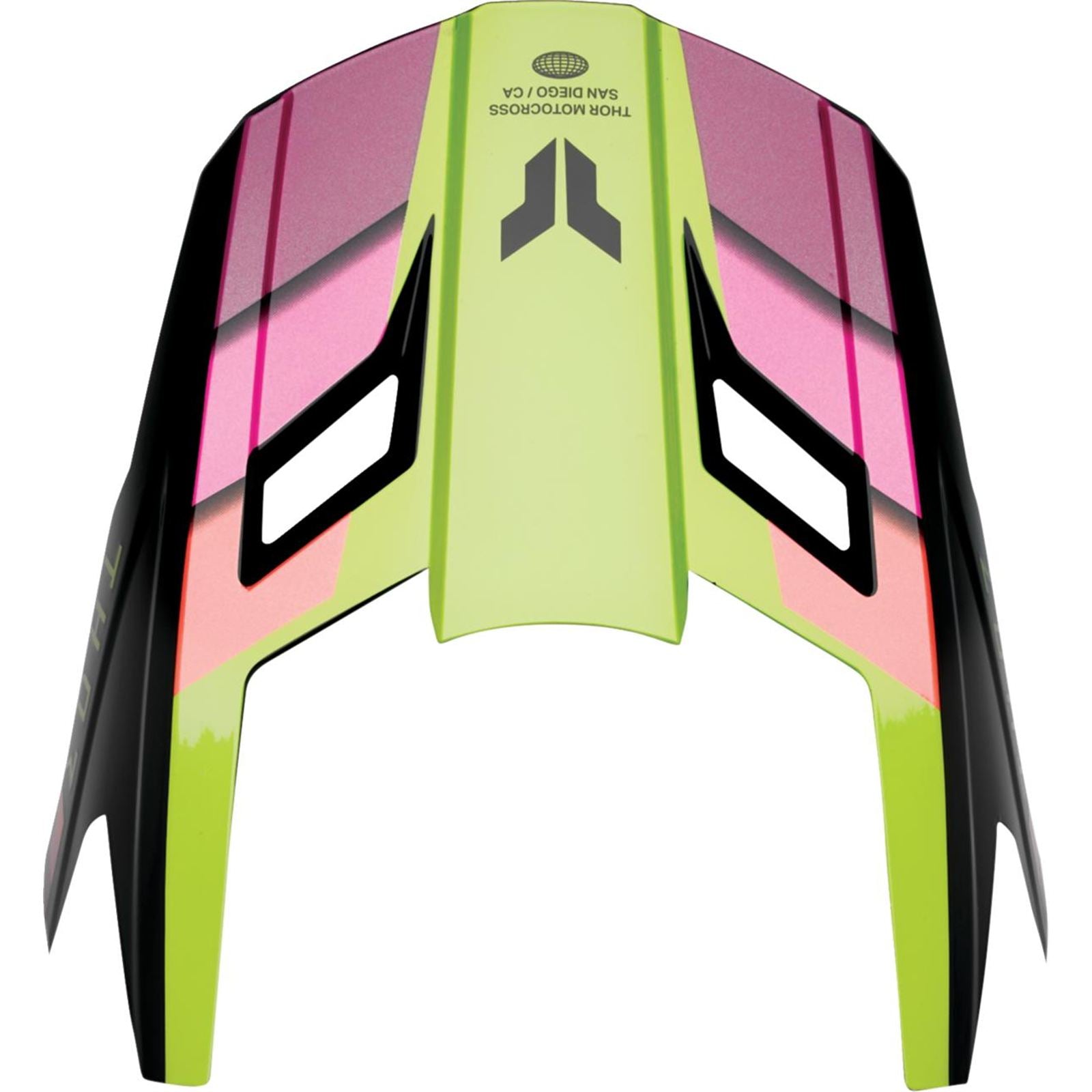 Thor Fleet Visor Kit - Defy - Black/Acid_2103524