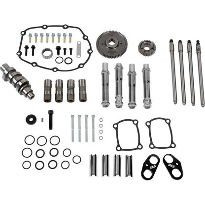 S&S Cycle Camshaft Kit - 496 Gear Drive - Chrome Pushrod Tubes - M8 [MPN: 0925-1644]_1893355