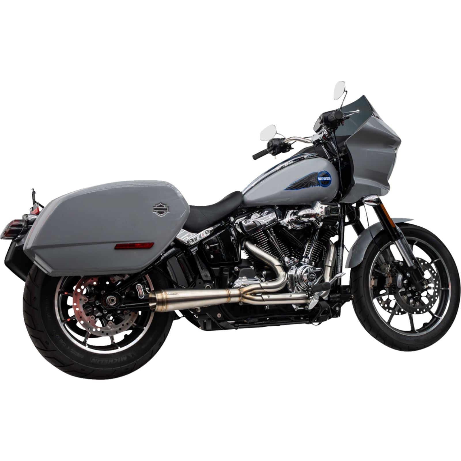 Trask Performance 2-into-1 Assault Exhaust System - Stainless Steel for Softail M8 [MPN: 1800-2780]_1871928