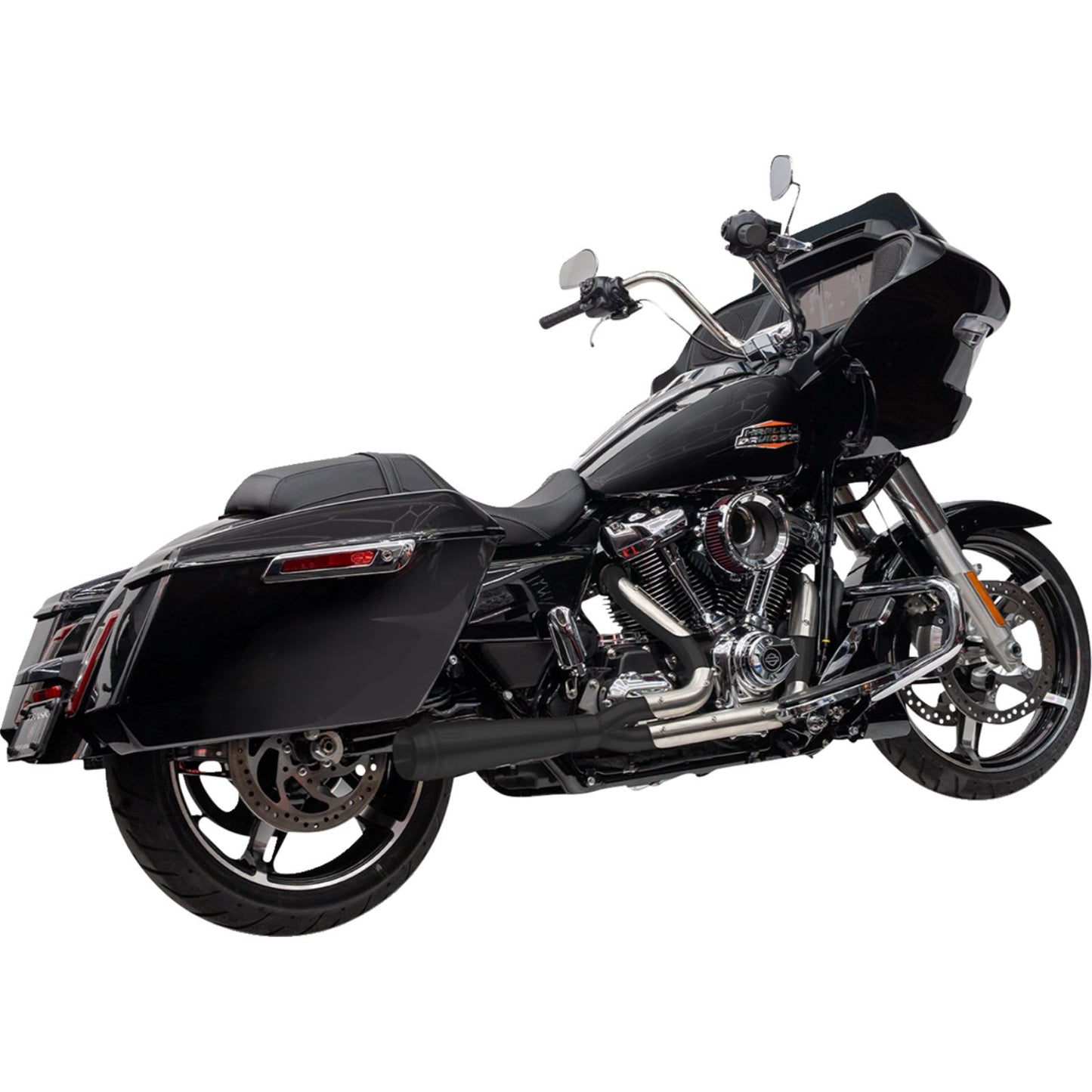 Trask Performance 2-into-1 Assault Exhaust System - Black for Touring M8 [MPN: 1800-2783]_1871973