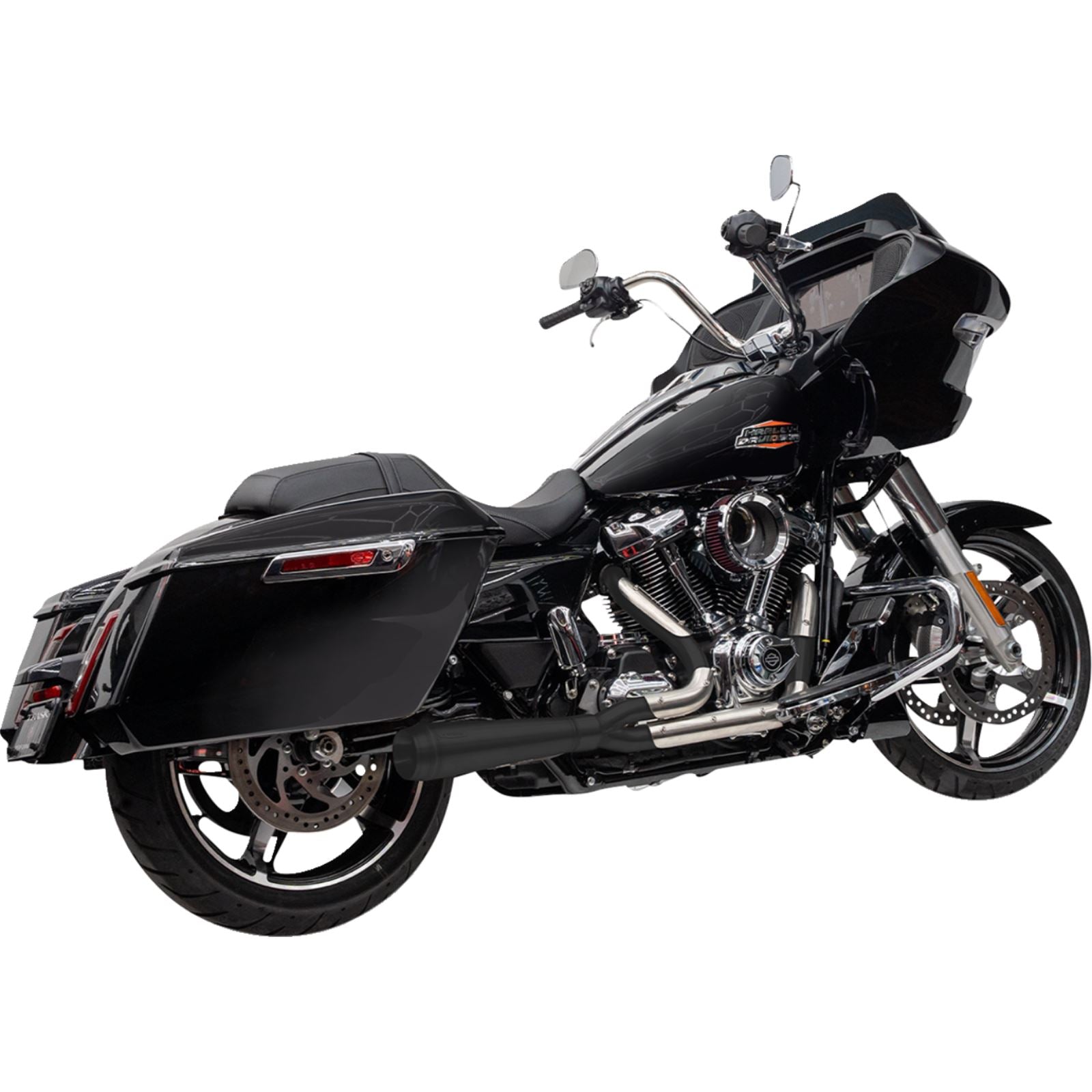 Trask Performance 2-into-1 Assault Exhaust System - Black for Touring M8 [MPN: 1800-2783]_1871973