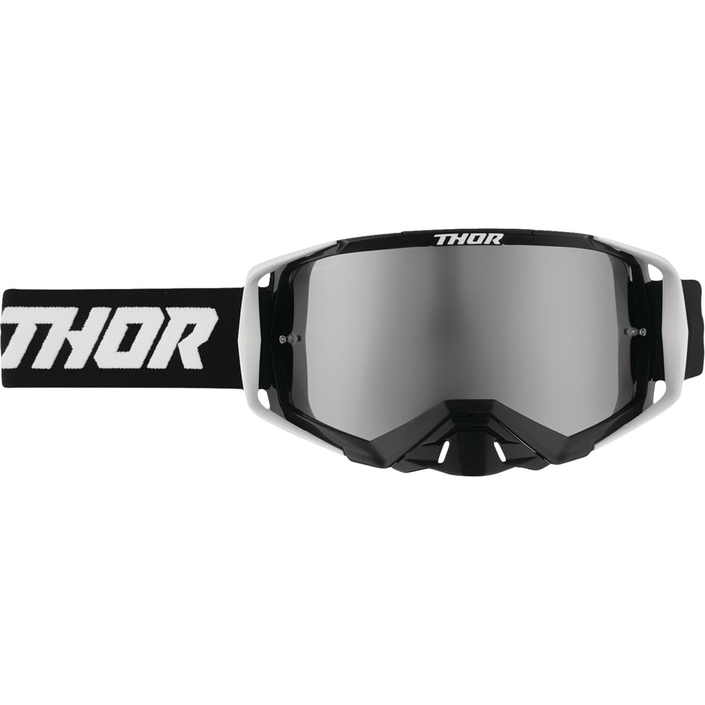 Thor Activate Goggle - Flite - Black - Silver Mirror Lens [MPN: 2601-3702]_2103531