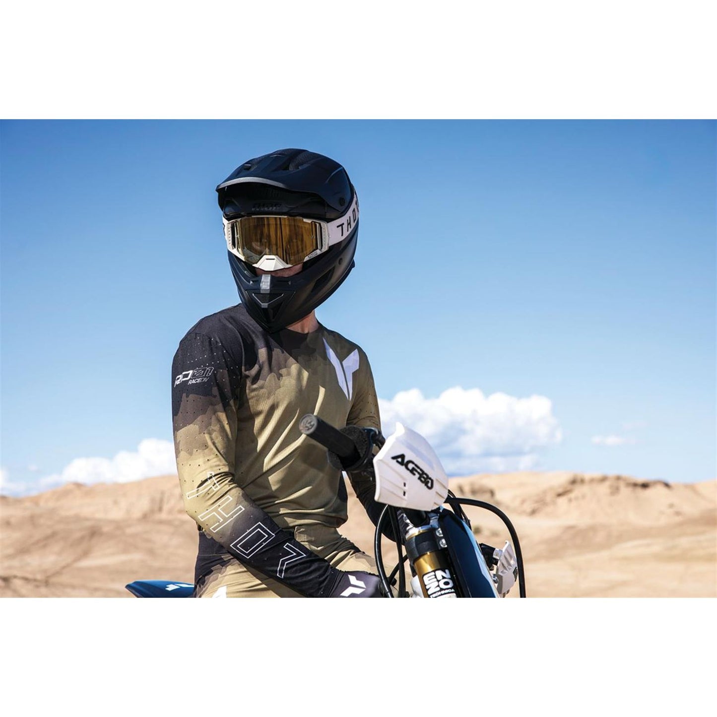 Thor Ascend LTD Goggle - Synth - White - Clear Lens [MPN: 2601-4019]_2103543