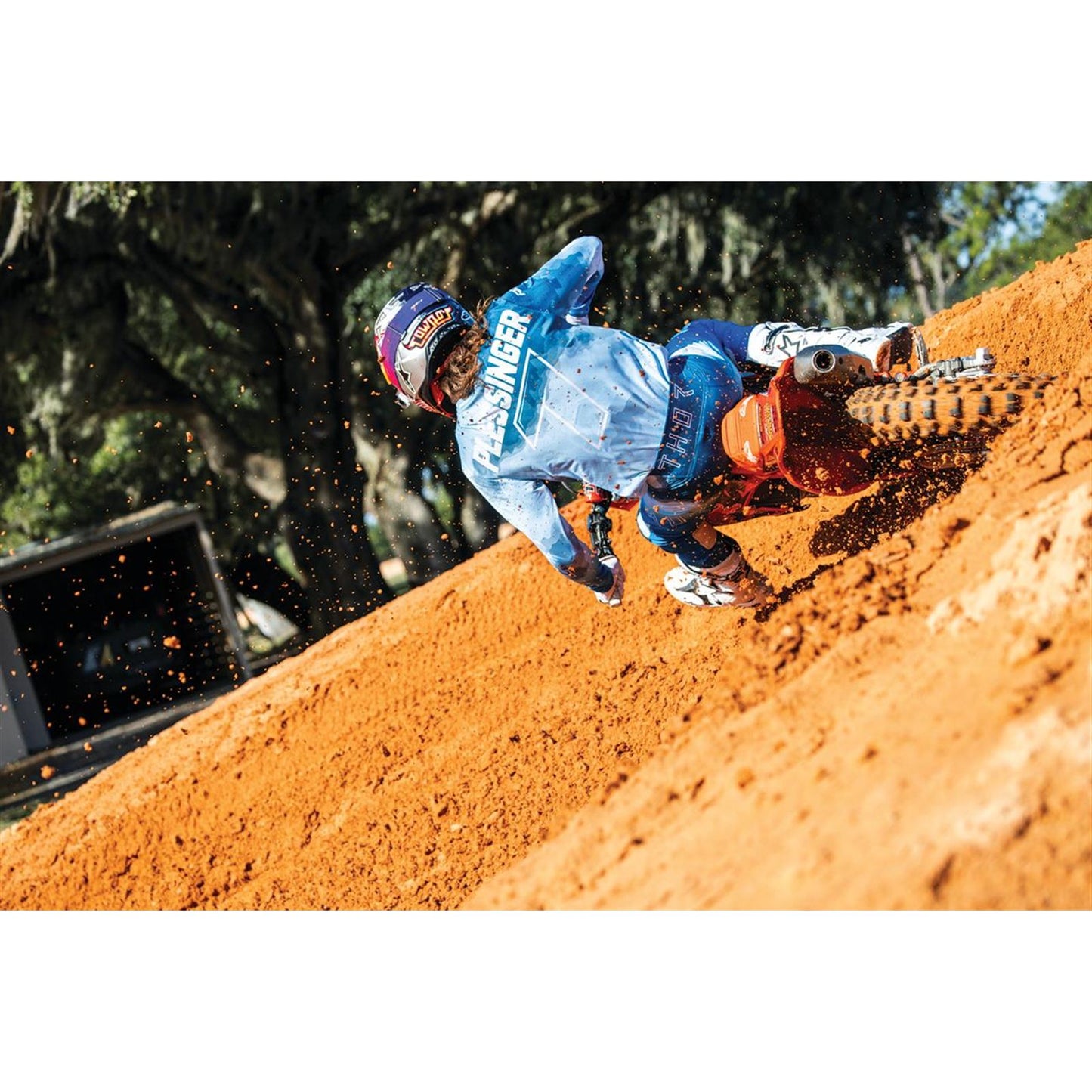 Thor Sportmode Carbon Pants - Electric Blue/Powder Blue_2102380