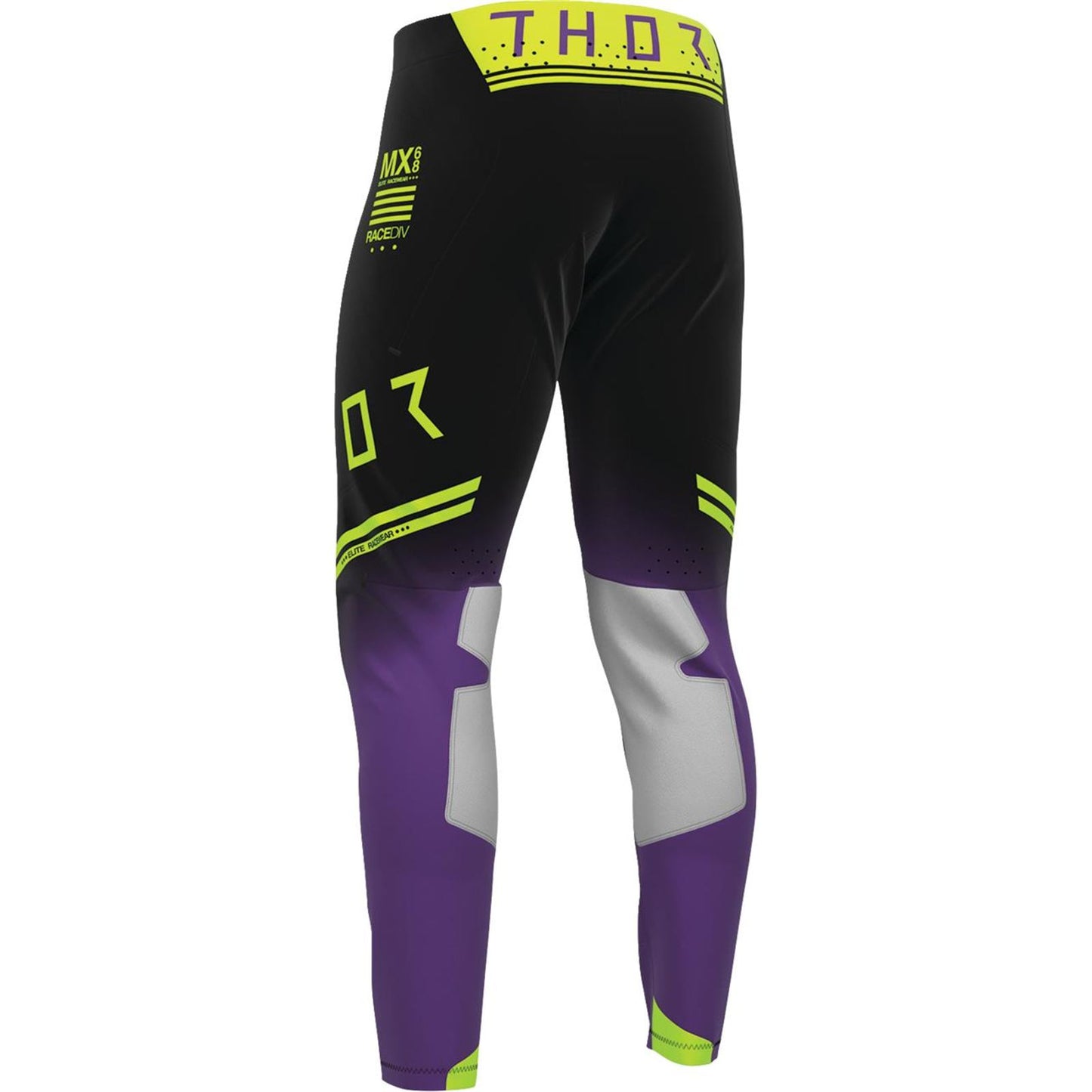 Thor Sportmode Geo Pants - Black/Purple_2102325