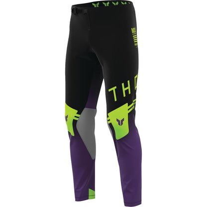 Thor Sportmode Geo Pants - Black/Purple_2102813