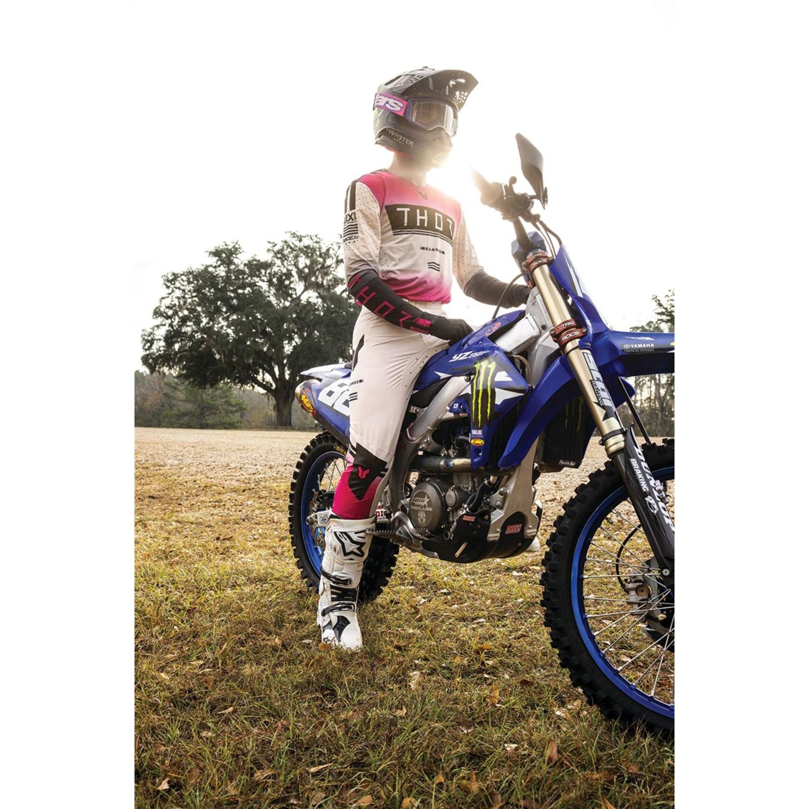 Thor Sportmode Geo Pants - Vintage White/Pink_2103013