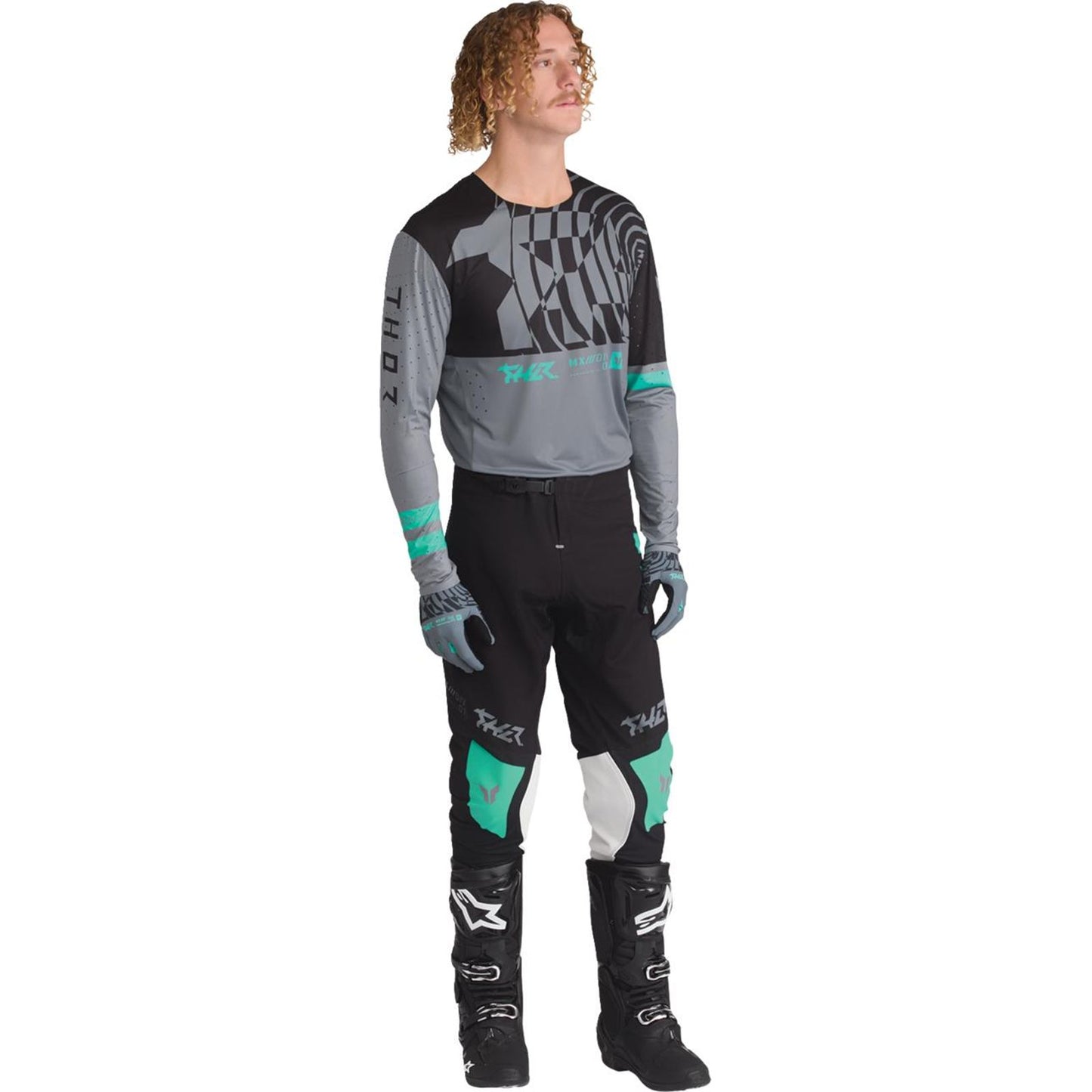 Thor Sportmode Mind Control Pants - Charcoal/Black_2348343