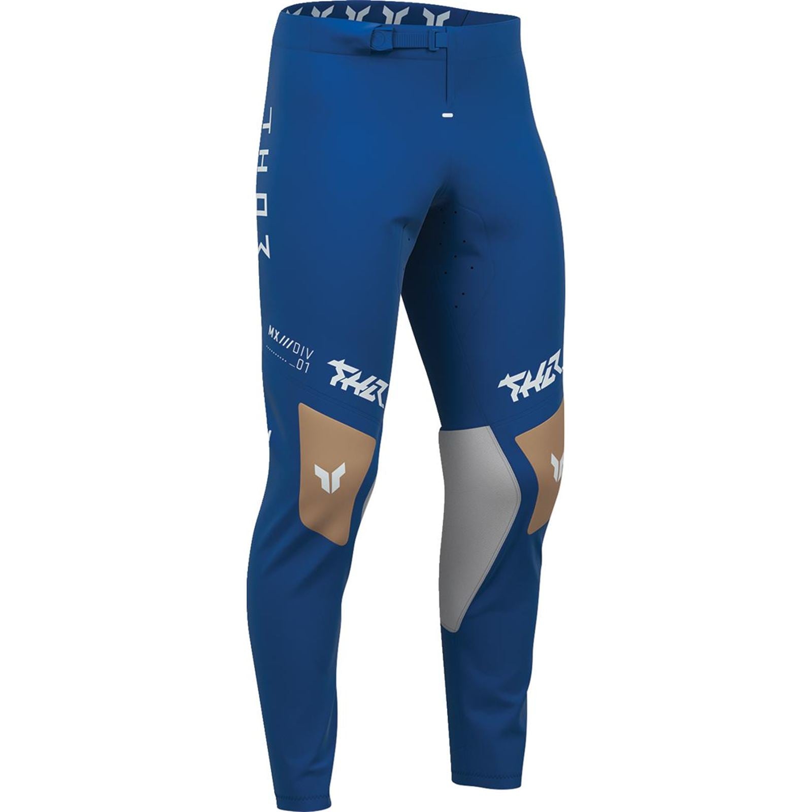 Thor Sportmode Mind Control Pants - Light Gray/Blue_2348410