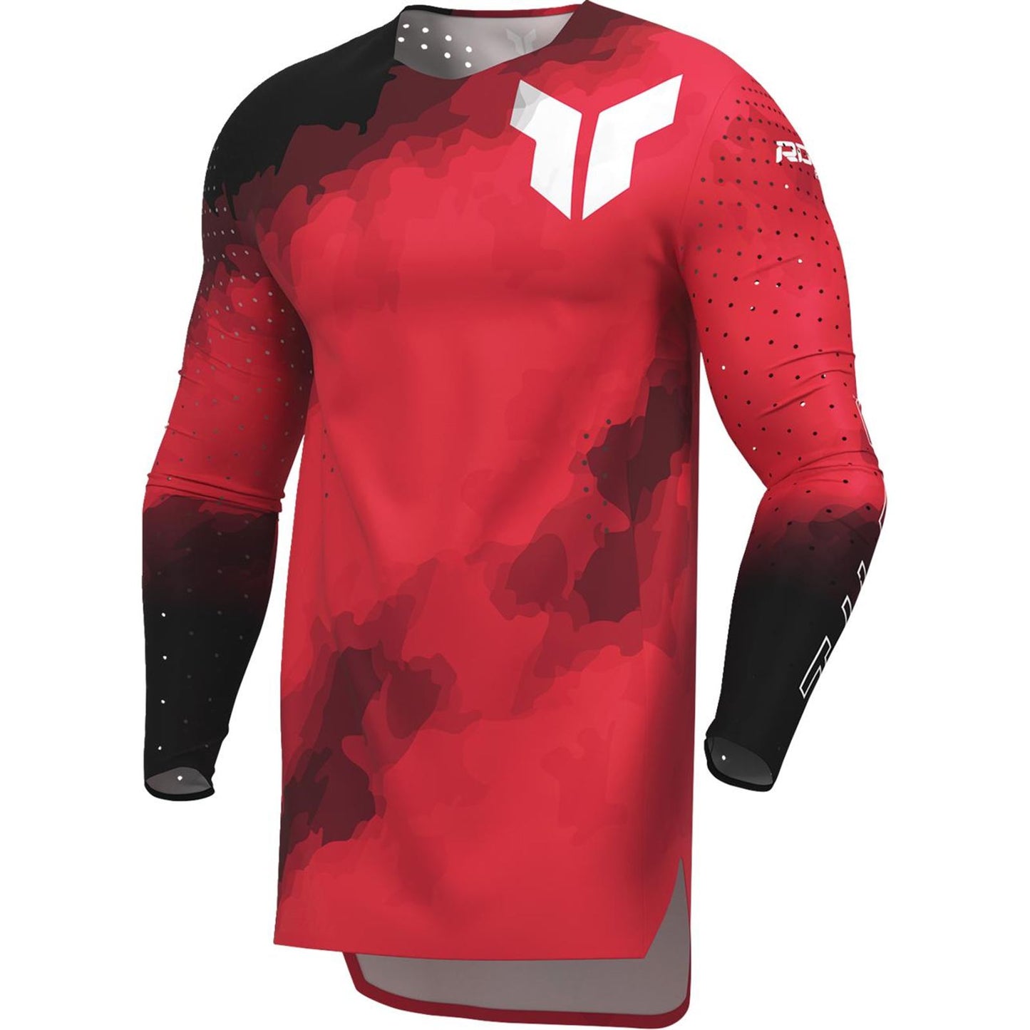 Thor Sportmode Carbon Jersey - Black/Red_2102421