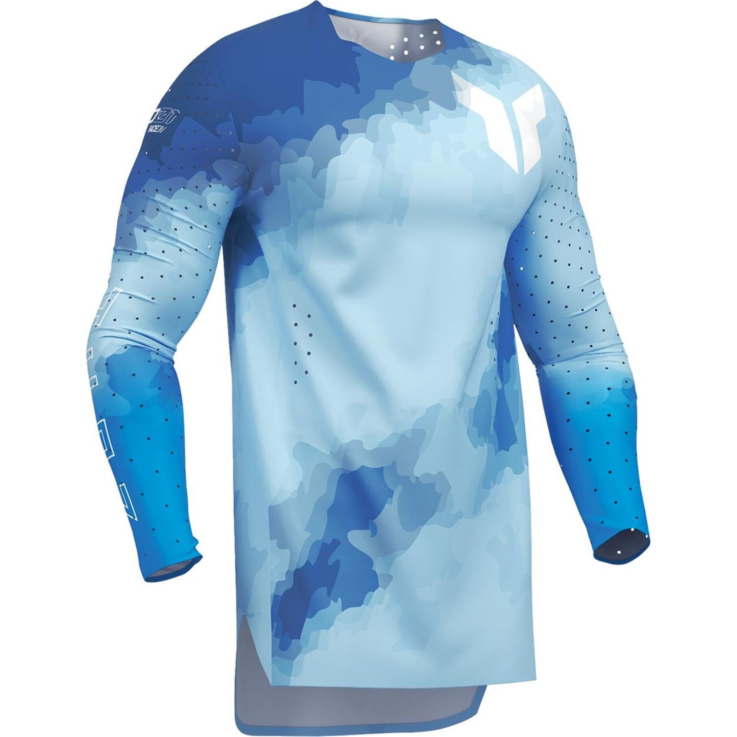 Thor Sportmode Carbon Jersey - Electric Blue/Powder Blue_2103318