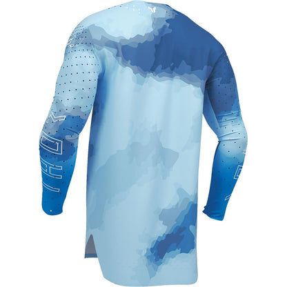 Thor Sportmode Carbon Jersey - Electric Blue/Powder Blue_2102648