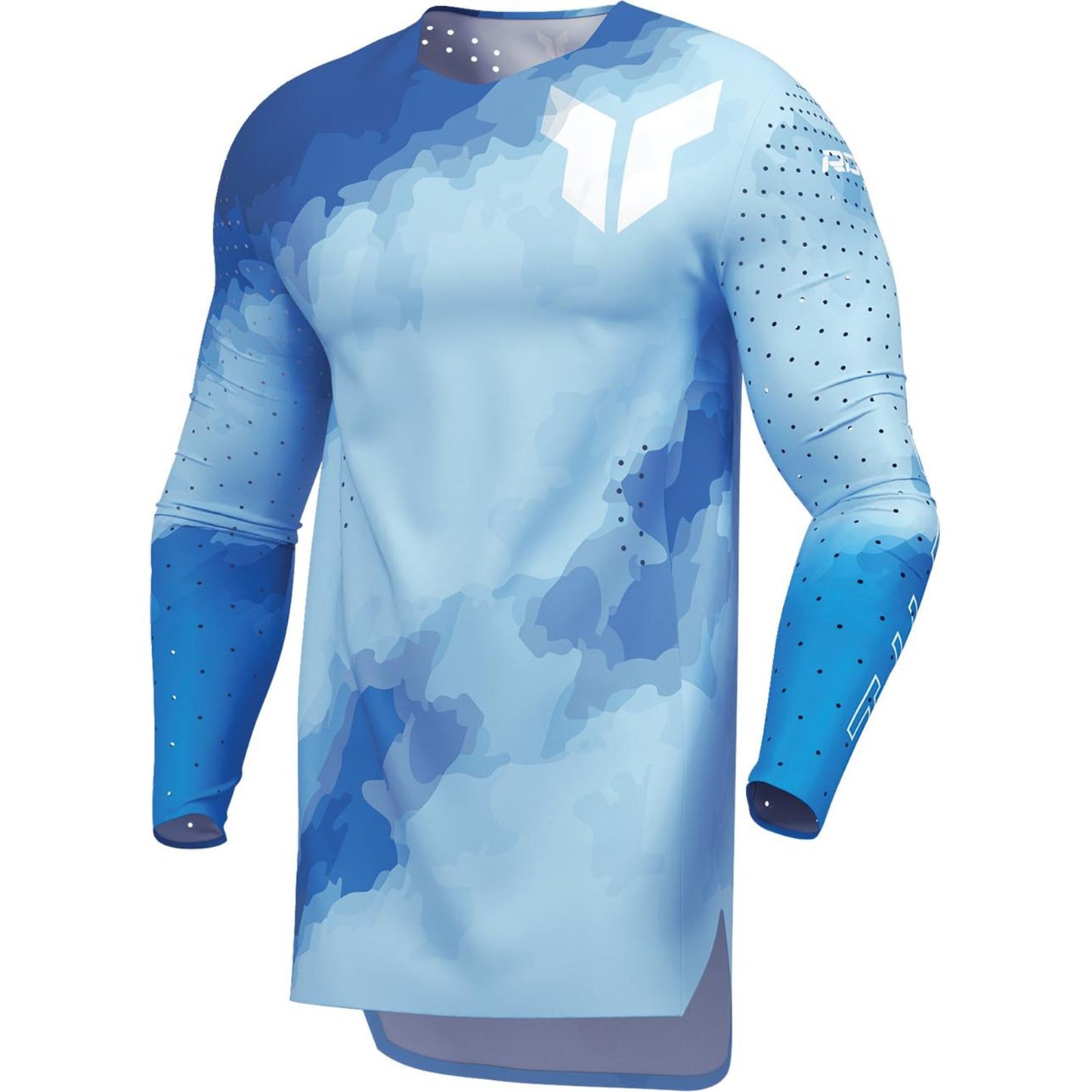 Thor Sportmode Carbon Jersey - Electric Blue/Powder Blue_2103056
