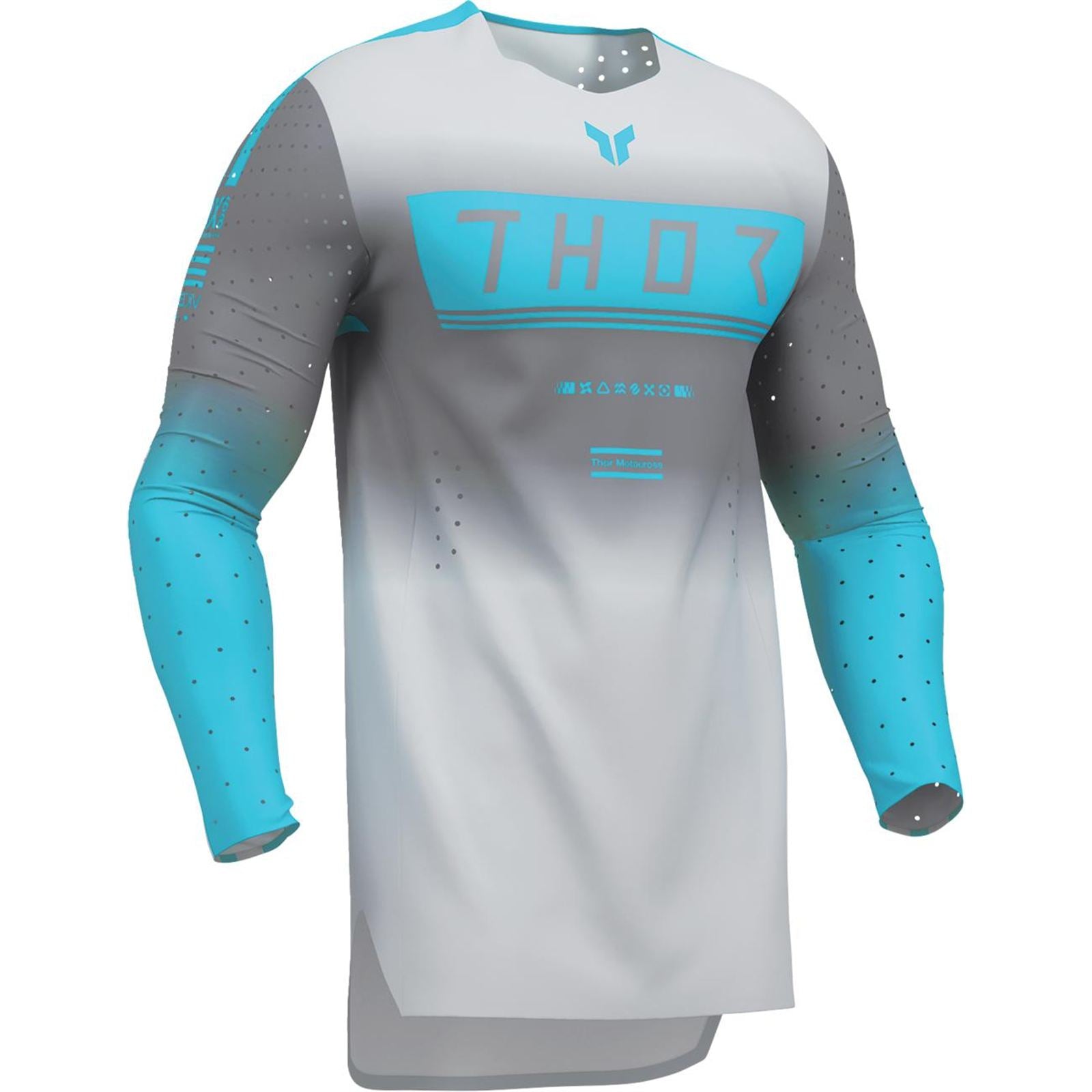 Thor Sportmode Geo Jersey - Charcoal/Gray_2102848