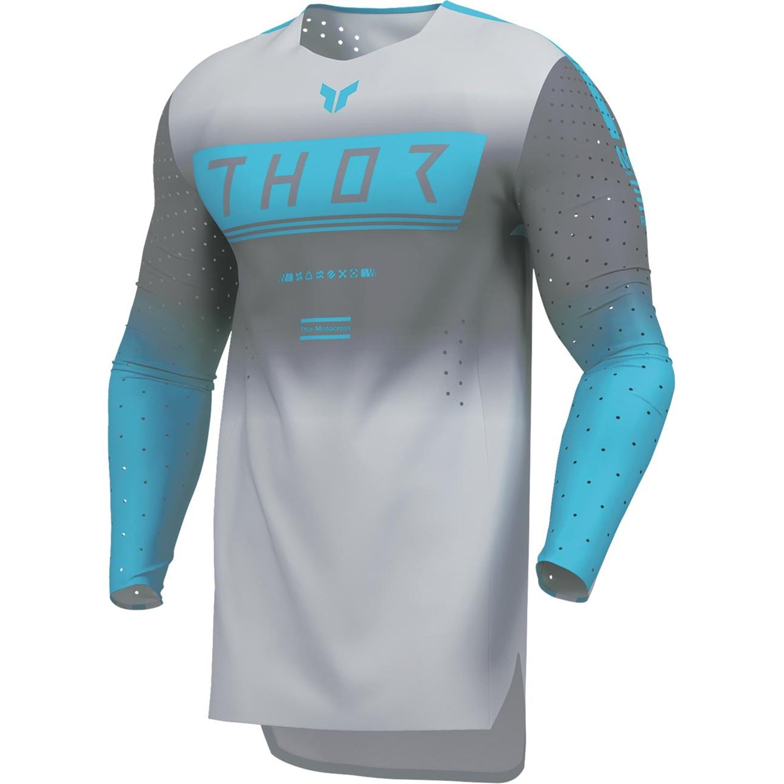 Thor Sportmode Geo Jersey - Charcoal/Gray_2103085
