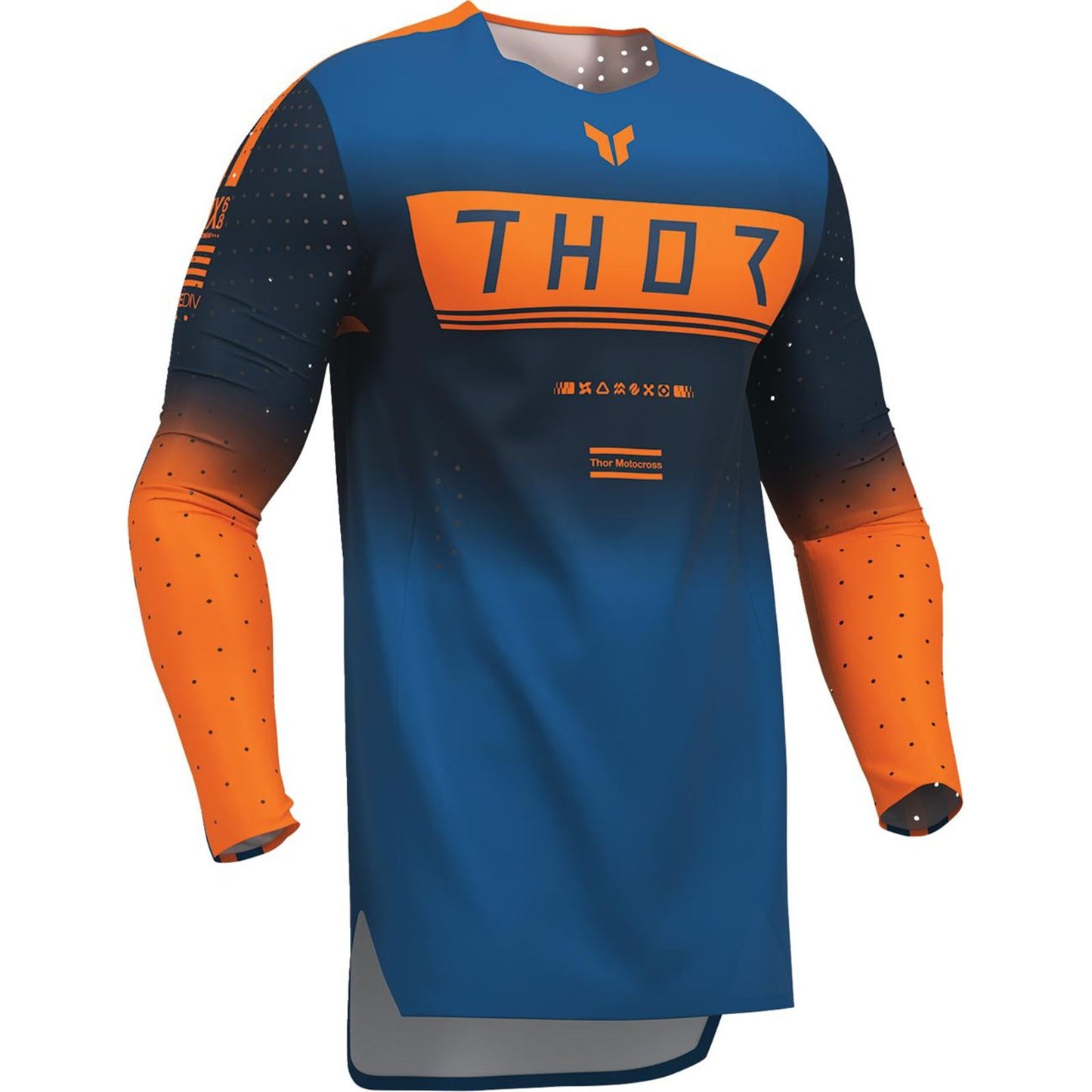 Thor Sportmode Geo Jersey - Midnight/Blue_2102434