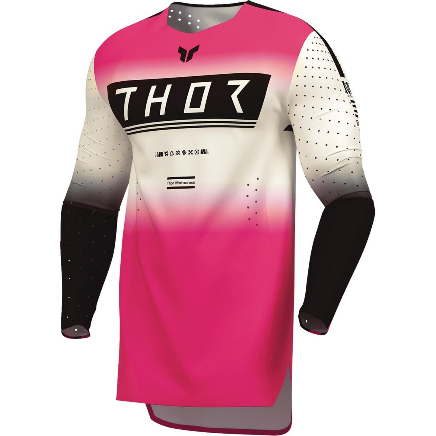 Thor Sportmode Geo Jersey - Vintage White/Pink_2103145