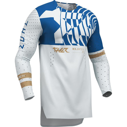 Thor Sportmode Mind Control Jersey - Light Gray/Blue_2348355