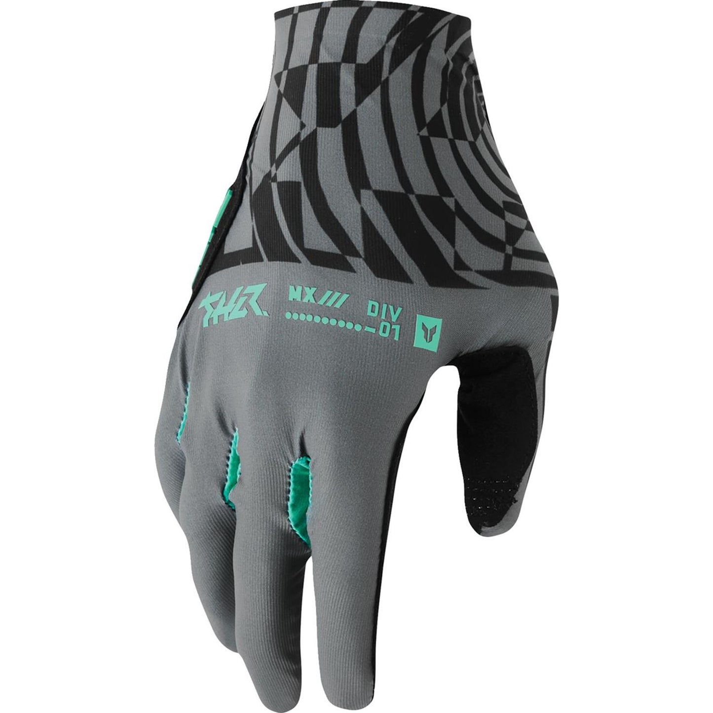 Thor Sportmode Mind Control Gloves - Charcoal/Black_2348672