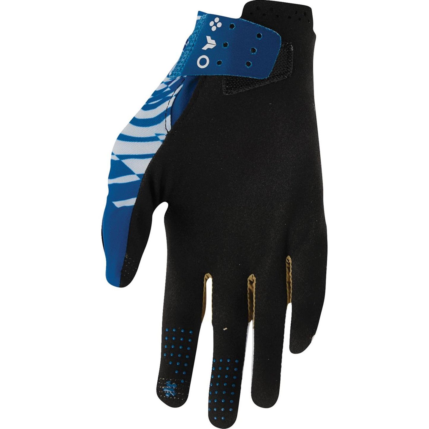 Thor Sportmode Mind Control Gloves - Light Gray/Blue_2348320