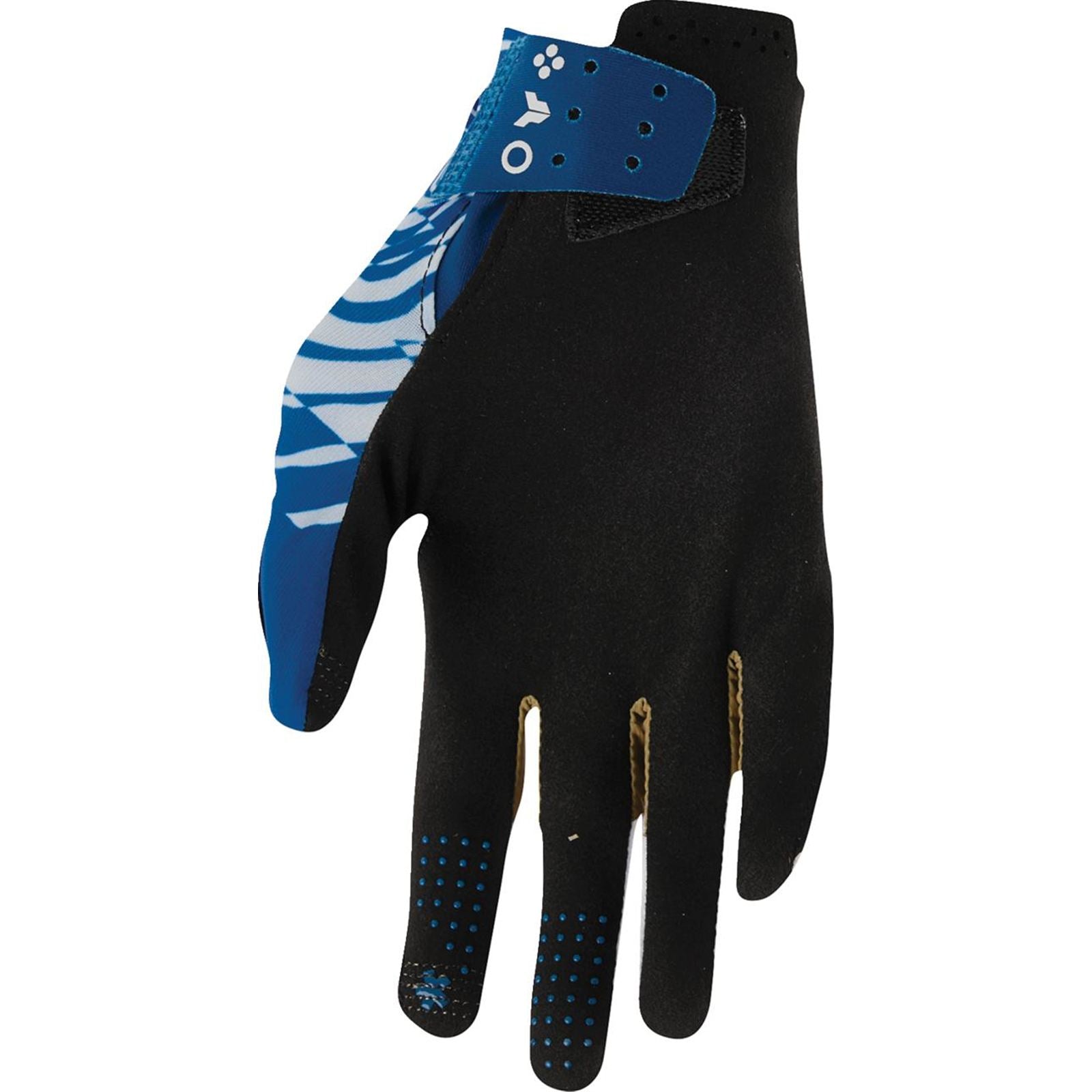 Thor Sportmode Mind Control Gloves - Light Gray/Blue_2348320