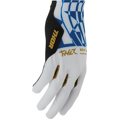 Thor Sportmode Mind Control Gloves - Light Gray/Blue_2348502