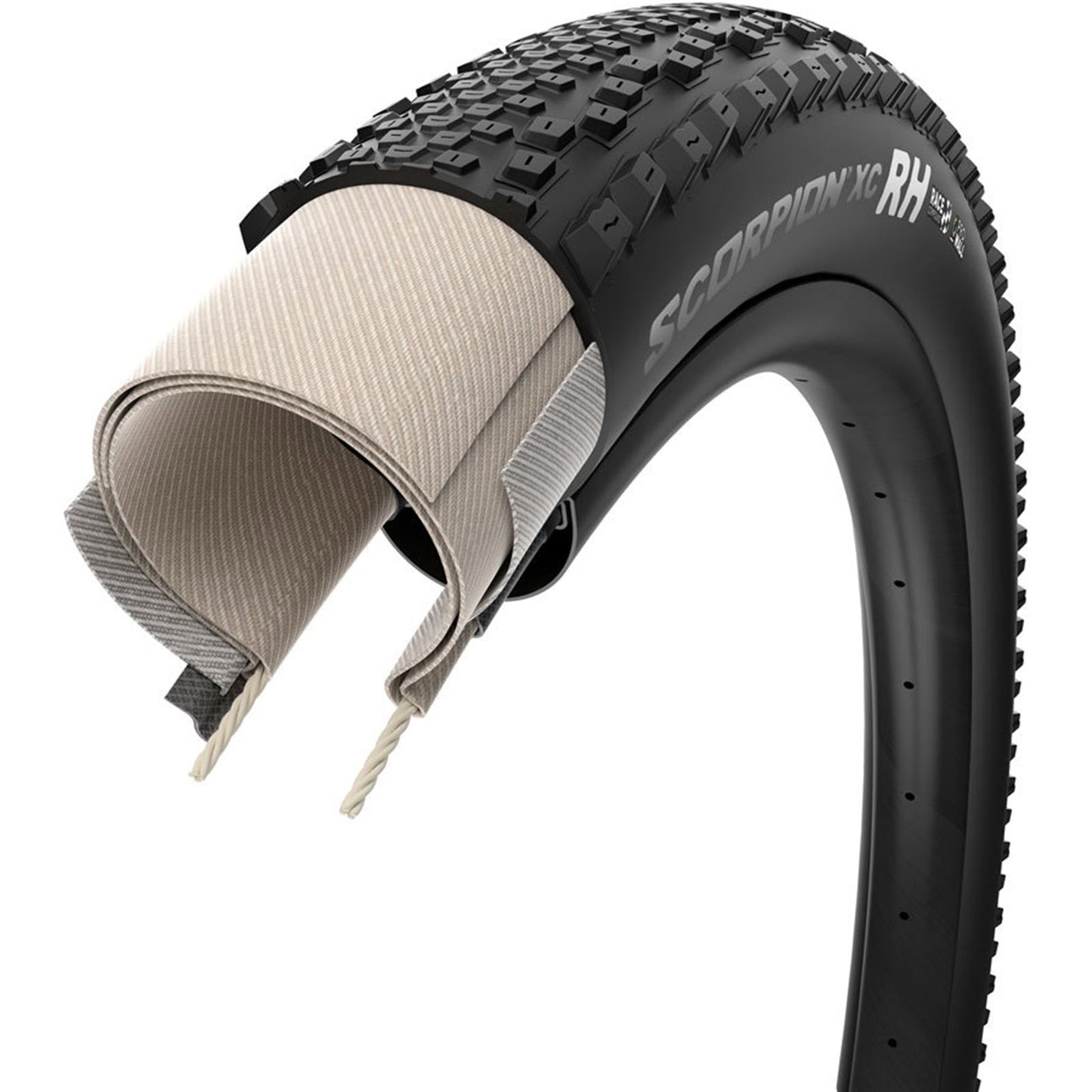 Pirelli - Bicycle Pirelli Scorpion XC RH Tire - 29 x 2.4, Tubeless, Folding, Silver, Lite [MPN: TR00177]_1915569