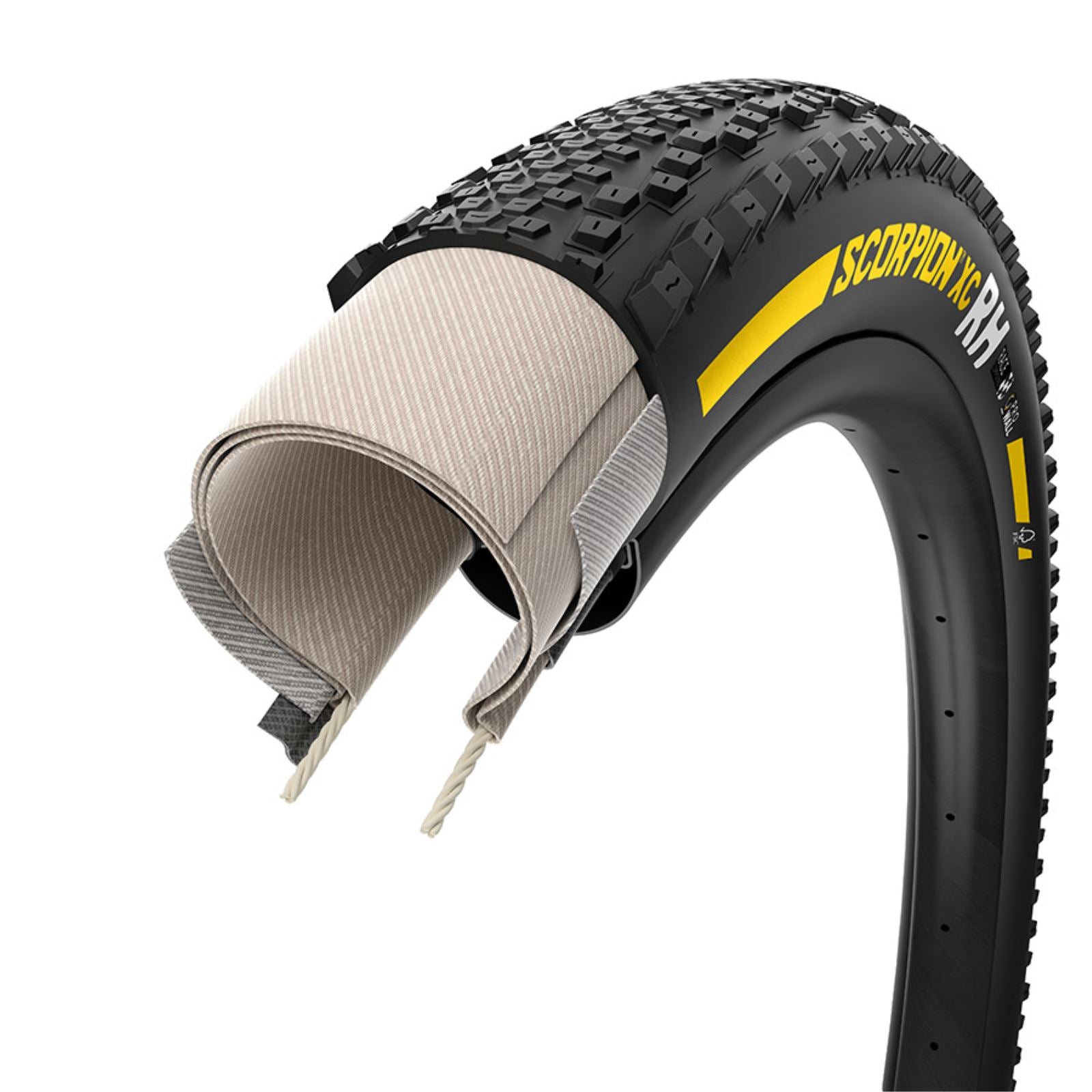 Pirelli - Bicycle Scorpion Race XC RH Mountain Tire 29x2.4, 120TPI Black [MPN: TR00176]_1887628