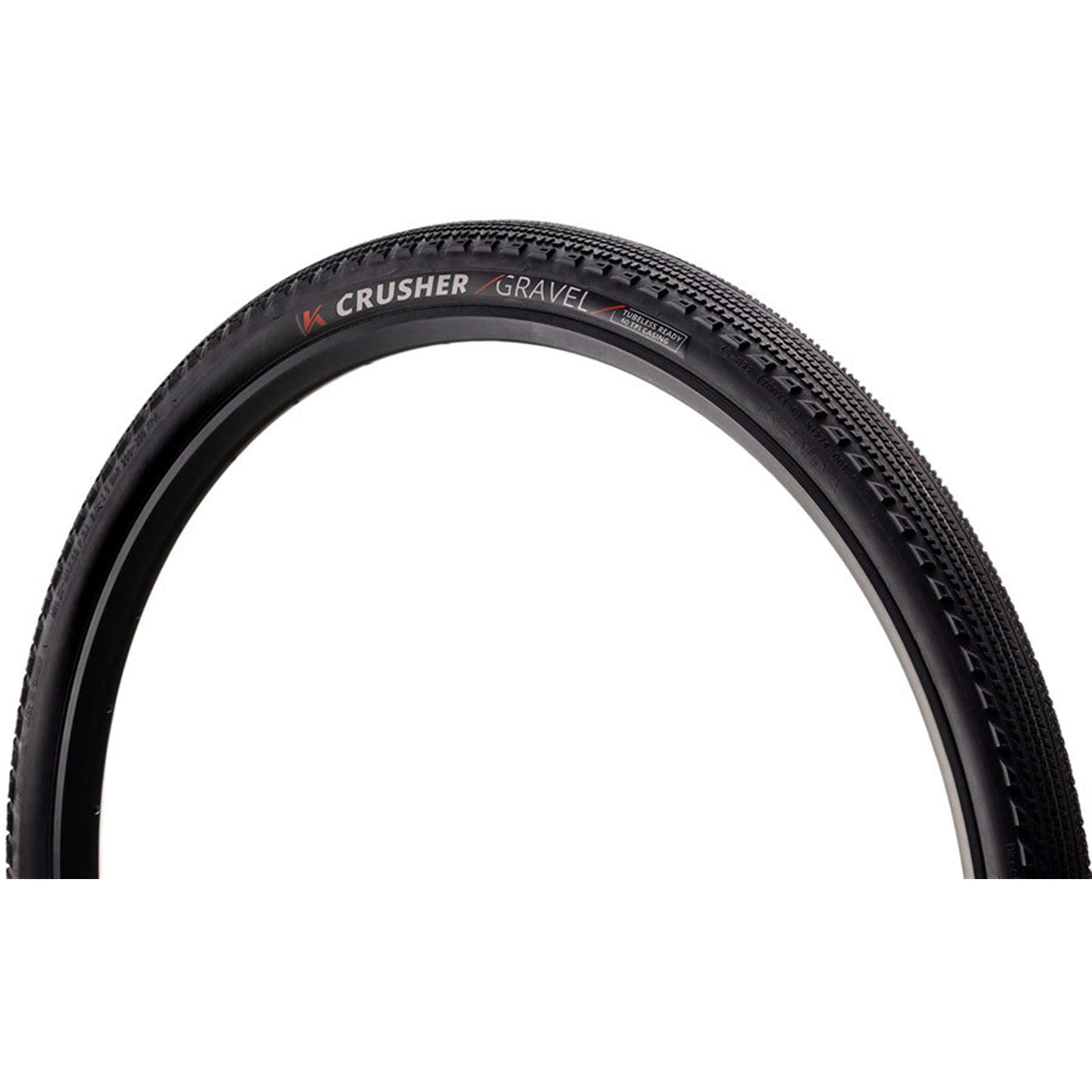 Kenda - Bicycle Crusher Tire - 700 x 35, Tubeless, Folding, Black, Adventure Tough [MPN: TR00211]_1915549