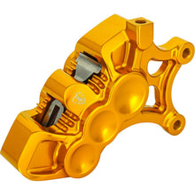 Arlen Ness Monoblock Axial Brake Caliper - 14" - Right - Gold [MPN: 1701-0838]_2569762