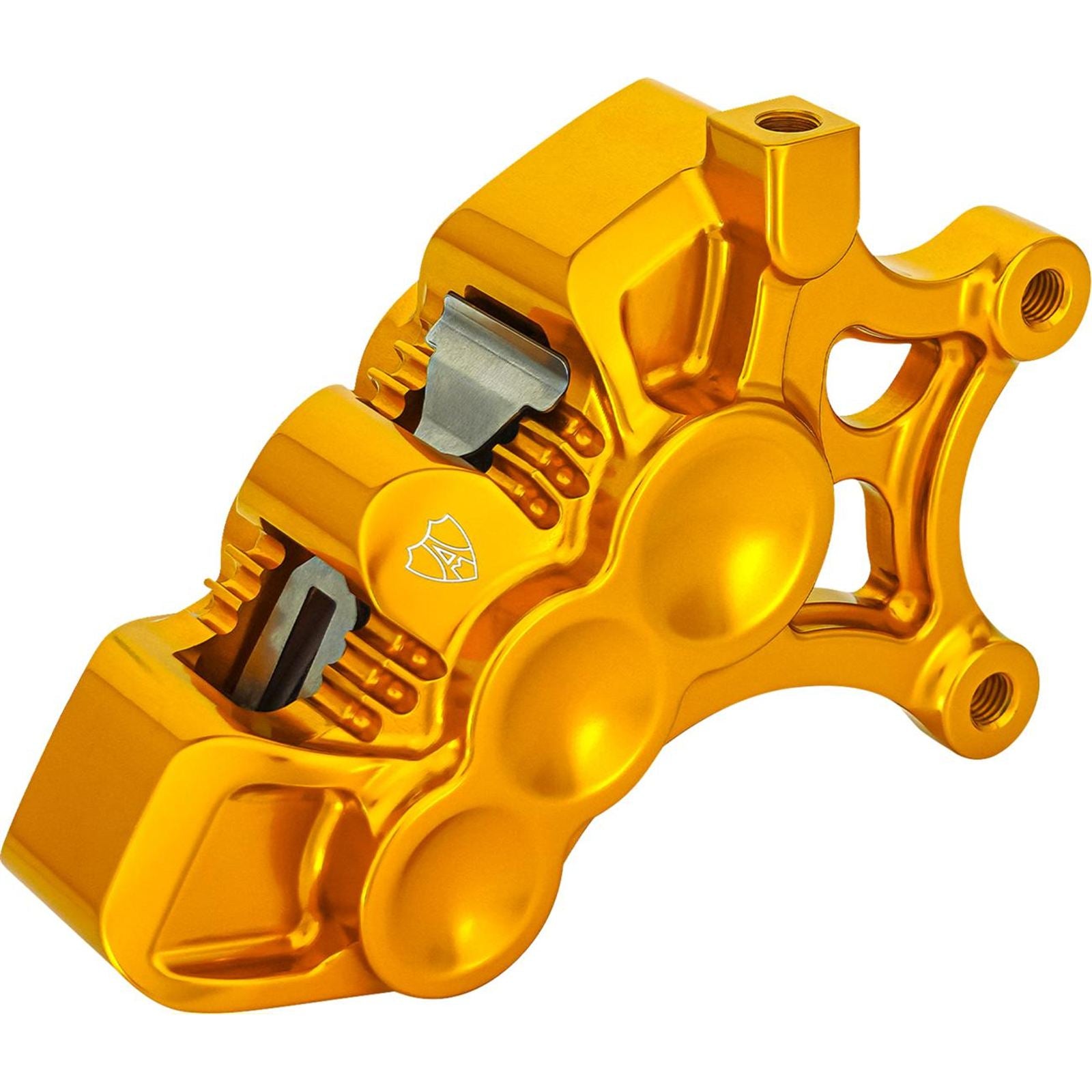 Arlen Ness Monoblock Axial Brake Caliper - 14" - Right - Gold [MPN: 1701-0838]_2571633