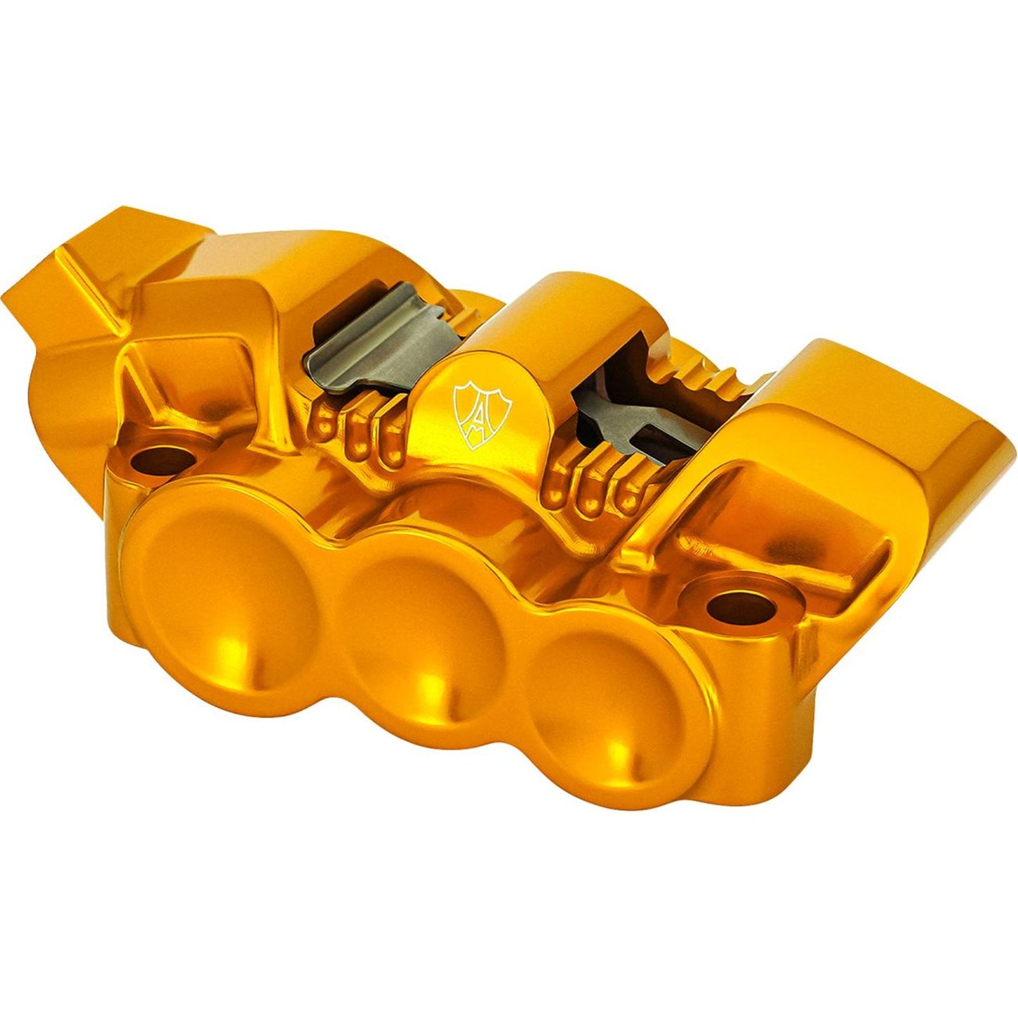 Arlen Ness Monoblock Radial Brake Caliper - 100 mm - Left - Gold [MPN: 1701-0851]_2145329