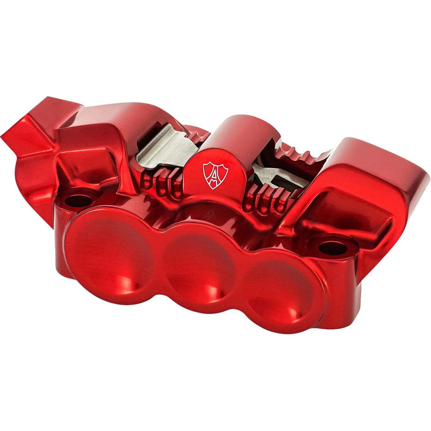Arlen Ness Monoblock Radial Brake Caliper - 100 mm - Left - Red [MPN: 1701-0852]_2145331