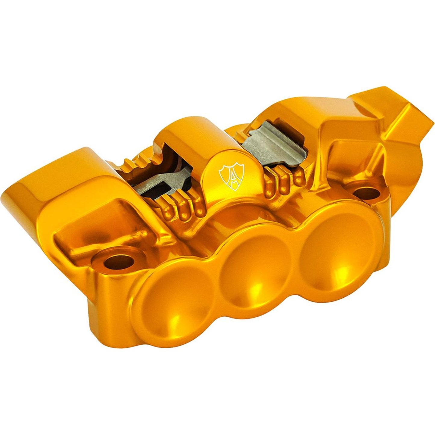 Arlen Ness Monoblock Radial Brake Caliper - 100 mm - Right - Gold [MPN: 1701-0854]_2145333