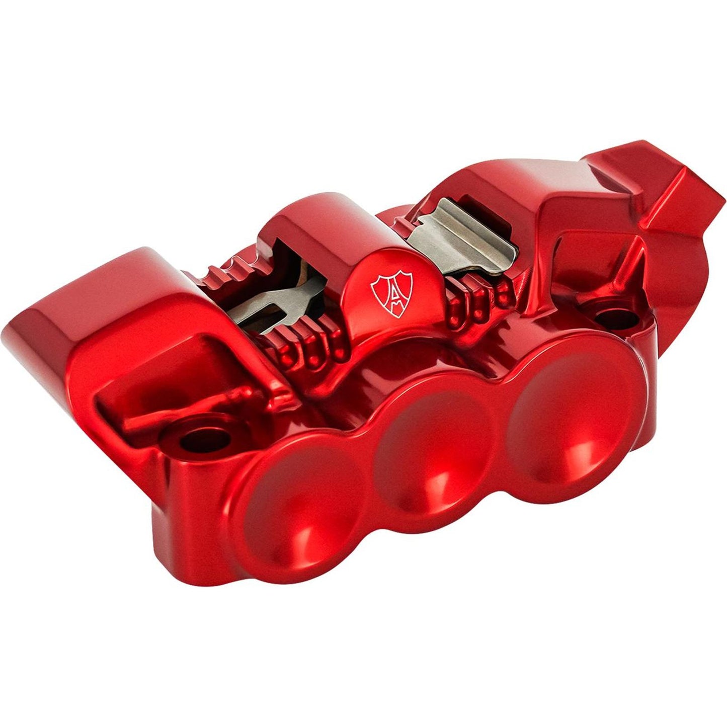Arlen Ness Monoblock Radial Brake Caliper - 100 mm - Right - Red [MPN: 1701-0855]_2145346