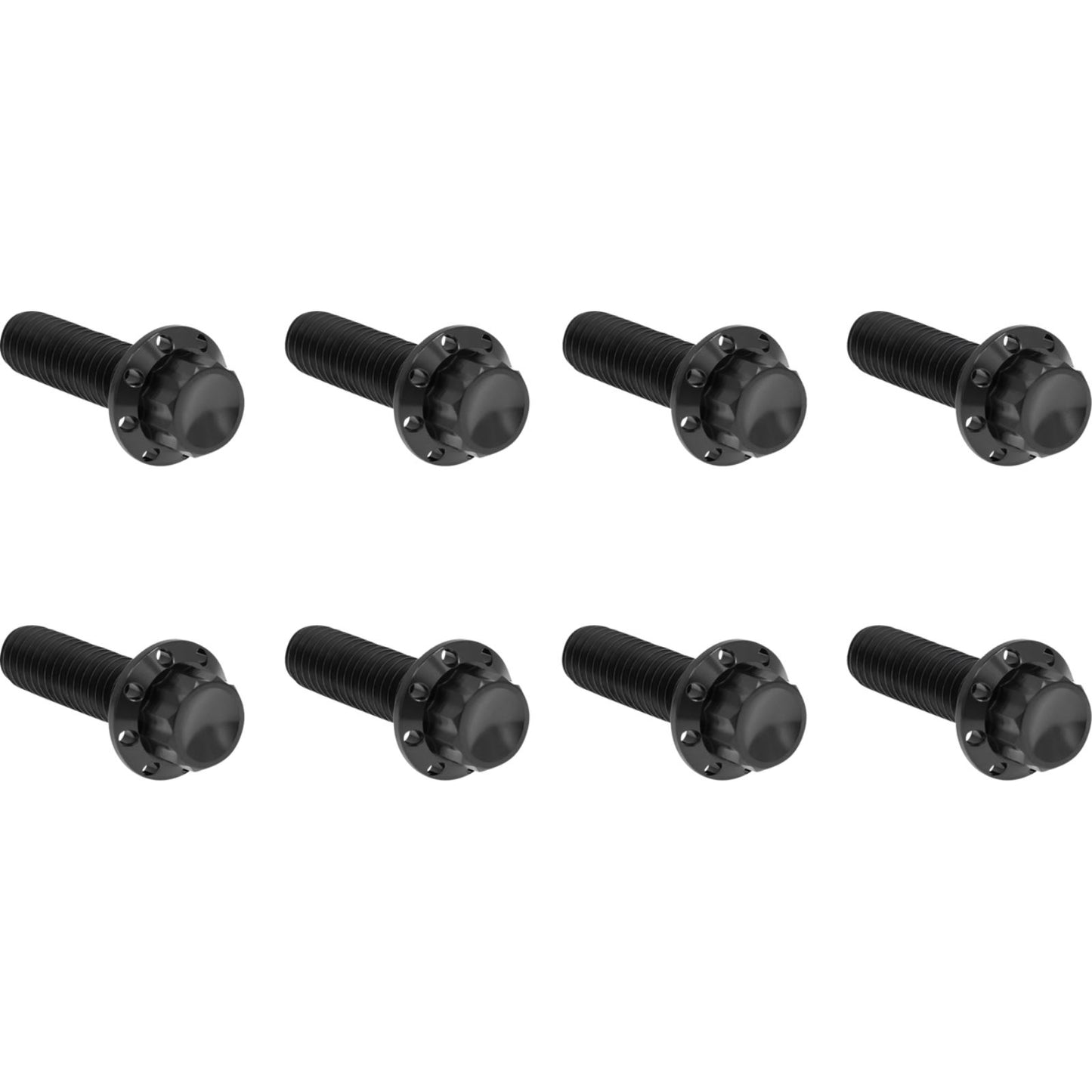 Arlen Ness Bolt Kit - Trap Door - Titanium - 12-Point for M8/Twin Cam - Black [MPN: 2401-1819]_1873808