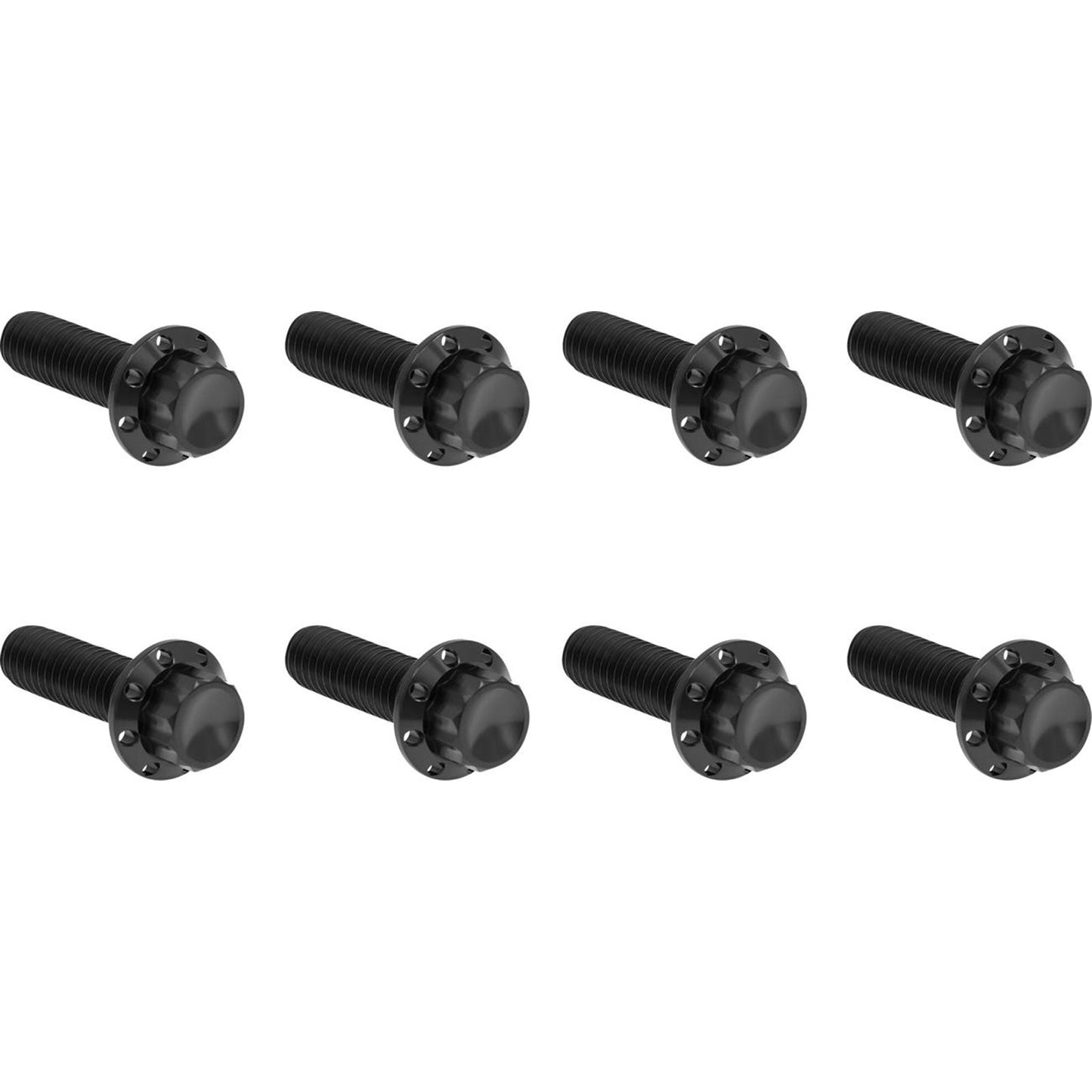 Arlen Ness Bolt Kit - Trap Door - Titanium - 12-Point for M8/Twin Cam - Black [MPN: 2401-1819]_1879049