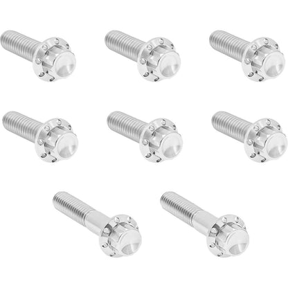 Arlen Ness Bolt Kit - Trap Door - Titanium 12-Point for Twin Cam/6-Speed - Polished [MPN: 2401-1821]_1879038