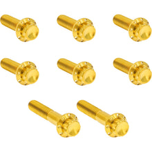 Arlen Ness Bolt Kit - Trap Door - Titanium - 12-Point for Twin Cam/6-Speed - Gold [MPN: 2401-1823]_1873763