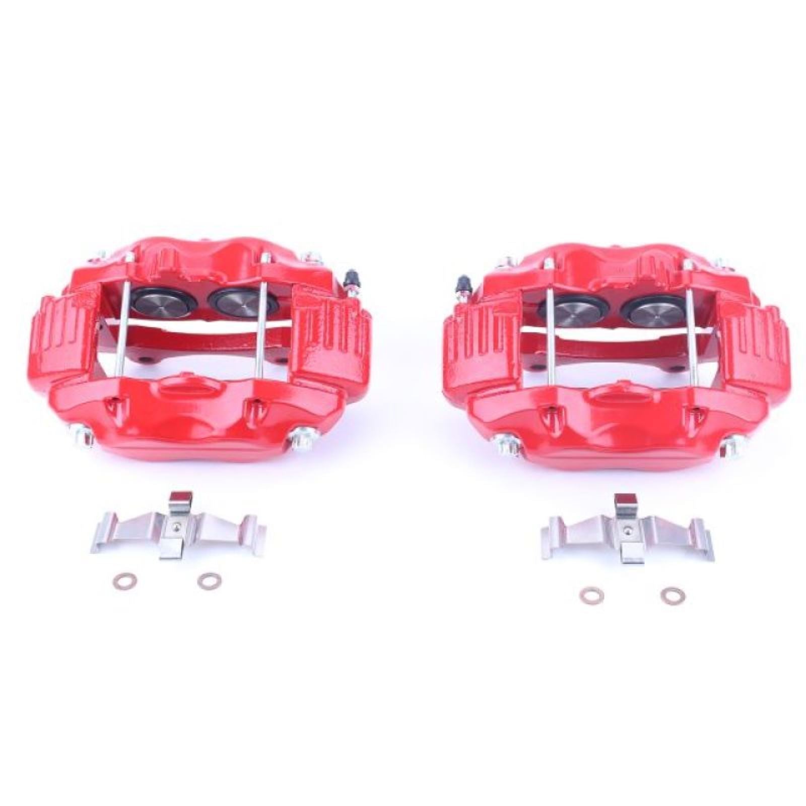 Powerstop Front Red Calipers w/o Brackets - Pair for 05-10 Chrysler 300 [MPN: psbS5086]_1876601