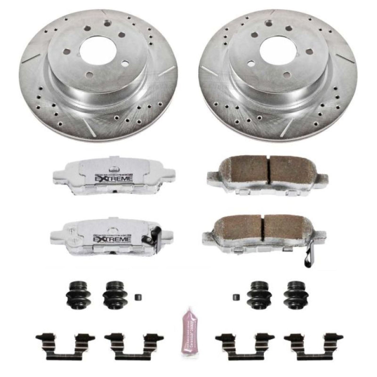 Powerstop Rear Z26 Street Warrior Brake Kit for 08-12 Infiniti EX35 [MPN: psbK179-26]_1876123